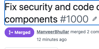 1000 PRs Milestone